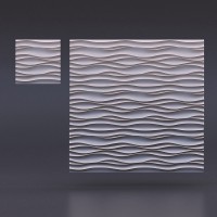 3д декоративные стеновые гипсовые панели - Атлантика