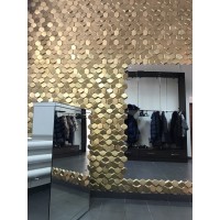 3д декоративные стеновые гипсовые панели - Соты