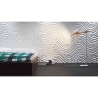 3д декоративные стеновые гипсовые панели - Волна
