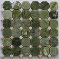 Мозайка мраморная Изумруд+Лайт